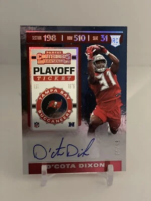 2019 Panini Contenders Rookie Ticket D'Cota Dixon #255 Rookie Auto RC 55/99 - Image 1 of 4