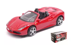 Ferrari 488 Spider Rojo 1:43 Modelo 36026R BBURAGO - Imagen 1 de 1