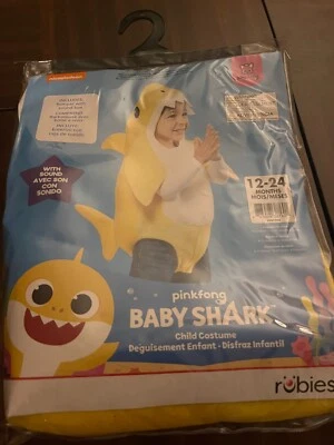 Disfraz Bebé Tiburón Halloween NUEVO Talla 12-24 Meses Foto 1 de 4