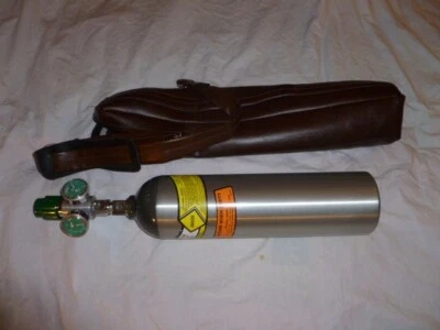 VERIFLO PN: 19600673 Y LUXFER DOT-3AL2015 / TANQUE DE OXÍGENO DE VUELO Y ESTUCHE Foto 1 de 4