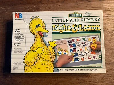 Vintage Sesame Street Light and Learn Matching Game 1986 Tested And Works - Image 1 of 4