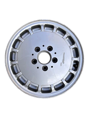 Mercedes Benz 1987 190D 2.5 sedan, 15" forged alloy turbine wheel OEM 2014001502 - Image 1 of 4