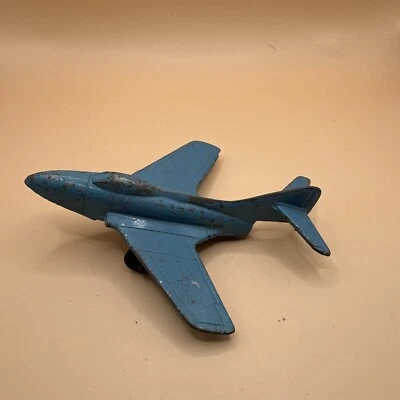 Avión de juguete de colección Midgetoy Rockford IL avión de metal azul marino - azul Foto 1 de 4