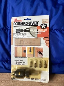 Vtg. The Original Powerdriver Attachment "As Seen On TV" in Original Packaging - Picture 1 of 3