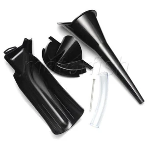 3pcs Black Primary Oil Fill Funnel+Drip Free Oil Filter Set Fits For Harley - Bild 1 von 19