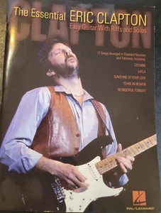 The Essential Eric Clapton Easy Guitar sheet music book with Riffs and Solos - Picture 1 of 8