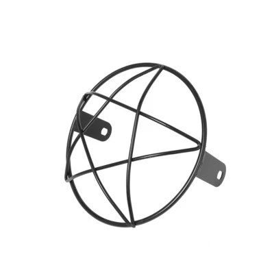 Cubierta protectora negra de malla para faros de motocicleta Café Racer de 6,5" Foto 1 de 4