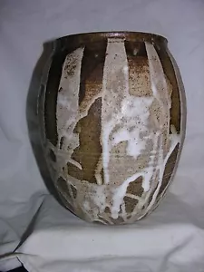 Guante firmado único jarrón de gres vintage - Imagen 1 de 4