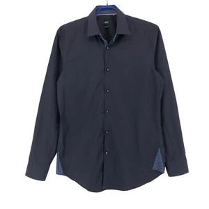HUGO BOSS Men Slim Fit Long Sleeve Casual Formal Shirt Size S ( 39 - 15 1/2 ) - Picture 1 of 8