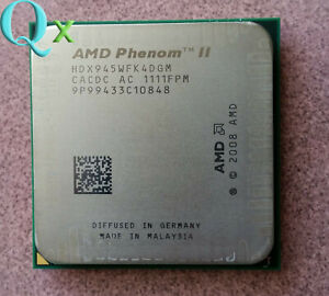 AMD Phenom II X4 945 Socket AM3 CPU Processor 3.0Ghz Quad Core Desktop