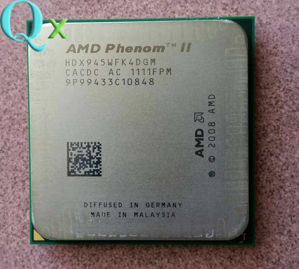 AMD Phenom II X4 945 Socket AM3 CPU Processor 3.0Ghz Quad Core Desktop - Image 1 of 1