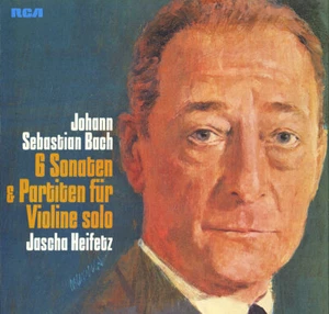 3LP Box BACH 6 Sonatas & Partitas for Violin Solo JASCHA HEIFETZ RCA SMA-25092 - Picture 1 of 3