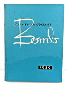 Vintage Yearbook 1959 The Bomb ISU Iowa State University Yearbook Ames Iowa - Picture 1 of 14