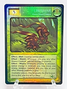 Magi Nation Duel 2001 UWAMAR Weave Dream Creature Foil Card #3 - Picture 1 of 19