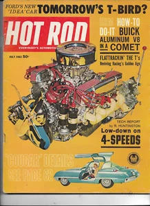 HOT ROD MAGAZINE------JULY 1962 - Picture 1 of 1