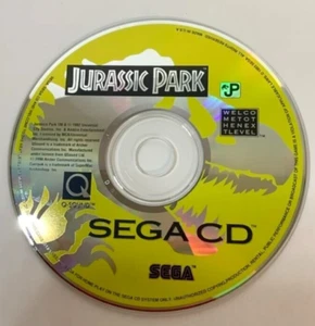 1993 Jurassic Park SEGA CD Video Game DISC ONLY dinosaurs adventure action movie - Picture 1 of 1