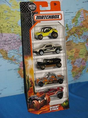 MATCHBOX DESERT 5 PACK CARS DIECAST **BRAND NEW & VHTF*** - Image 1 of 4