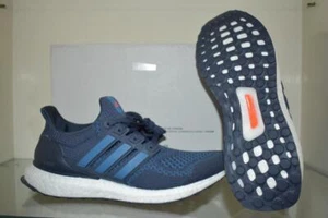 Adidas Para Hombre Ultraboost 1.0 DNA Zapatos para Correr Azul Sombra/Naranja Impacto Nuevos en Caja - Imagen 1 de 3