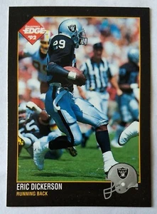 ERIC DICKERSON, 1992 COLLECTOR'S EDGE #249, RAIDERS - Picture 1 of 2