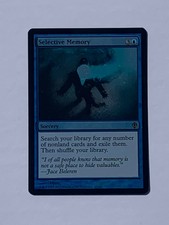 MTG - Selective Memory, Worldwake - NM/M - Foil  - Rare Blue Magic The Gathering