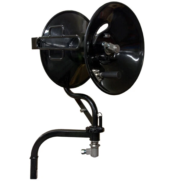 General Pump 3/8" x 200' 5000 PSI Pivot Pressure Washer Trailer Mount Hose Reel  - Image 1 of 2