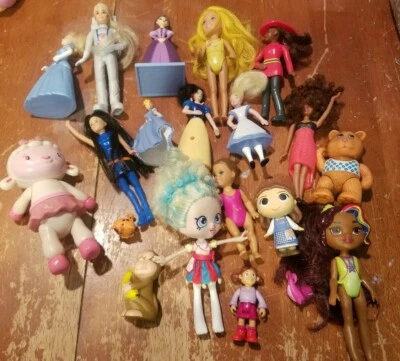 批量 18 件 各种娃娃和玩偶 迪士尼公主 — 第 1/4 张图片