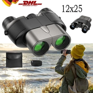 12x25 Kompakt Fernglas Kinder Erwachsene Vogelbeobachtung Outdoor Konzerte DHL - Bild 1 von 15
