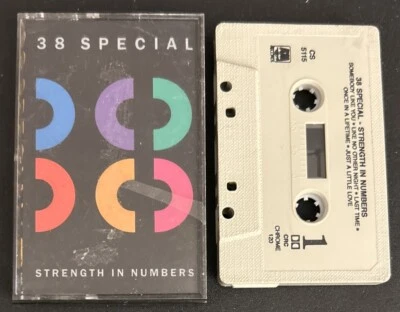 38 Special Strength In Numbers Chrome CS 5115 Cassette Tape (A&M 1986 Used) - Image 1 of 4