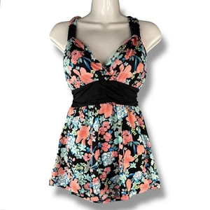 Candie's Multicolor Floral Tank Top/Blouse Y2K 90's Cottage Fairy Core Retro XL - Picture 1 of 4