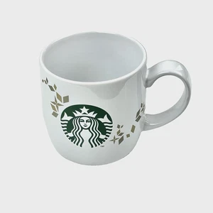 Starbucks White Ceramic 2013 Holiday Collection Icon Logo Beverage Coffee Mug - Picture 1 of 4