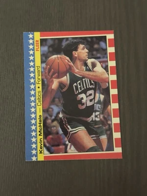 1987-88 Fleer Stickers #5 KEVIN MCHALE Boston Celtics Basketball Card HOF - Image 1 of 2