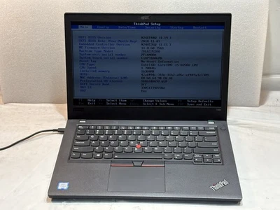 Lenovo ThinkPad T480  Intel core i5-8350U @1.70GHz 16GB Laptop Computer No hdd - Image 1 of 3