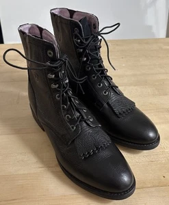 Stivali da lavoro Ariat Heritage II Lacer 10002145 ATS neri donna 10B stringati pelle - Foto 1 di 14