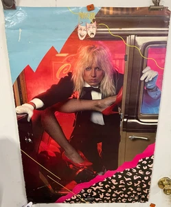 Poster Motley Crue Vince Neil Ganster 1985 Verkerke Fan Club 36 x 24 - Foto 1 di 8