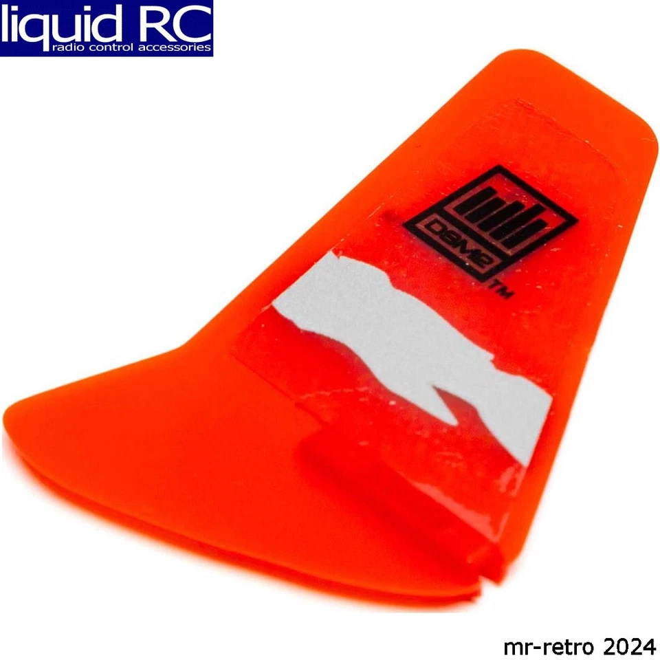 Lâmina Helis -2844 barbatana traseira vermelha: mCX - Imagem 1 de 1