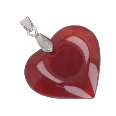 Herzchakra-Stein Kraftvoller Energieausgleich Chakra-Dekor Roter Achat^ - Bild 1 von 4