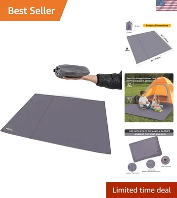 Lona de tienda impermeable multifuncional 82"x82" - Equipo esencial para acampar Foto 1 de 4