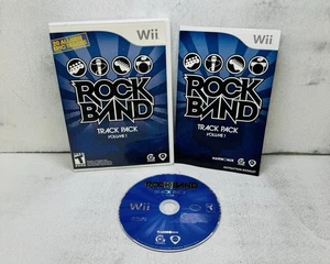 Rock Band Track Pack: Vol. 1 (Nintendo Wii, 2008) Complete W/ Manual Tested - Picture 1 of 7