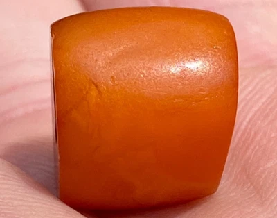 RARO ANTIGUO MUY ANTIGUO ÁMBAR TIBETANO ABALORIO - ¡HERMOSO PÁTINA USADO! Foto 1 de 4