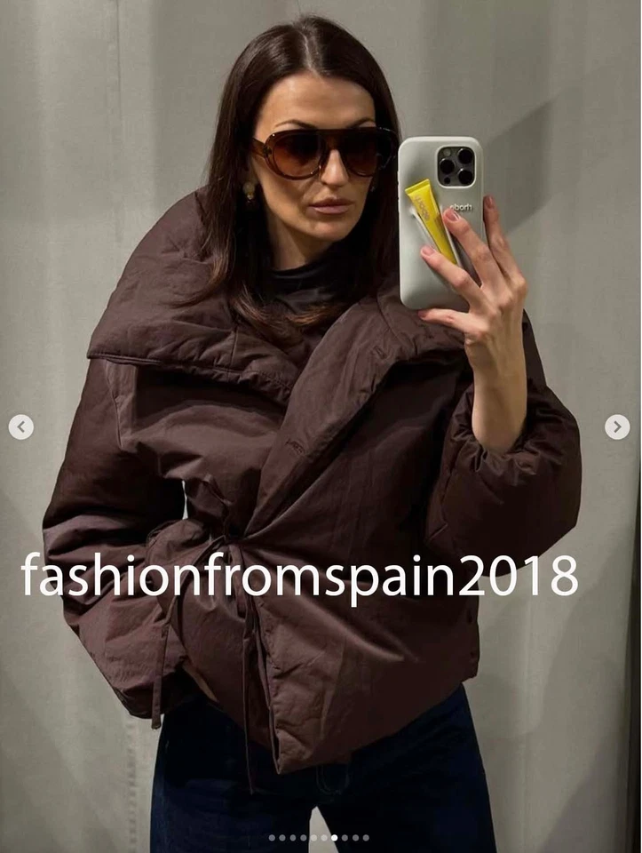 ZARA NUEVO MUJER AGUA VIENTO PROTECCIÓN CORTA AMORTIGUADOR ANORAK XS-S,M-L 4749/821/700 Foto 1 de 1