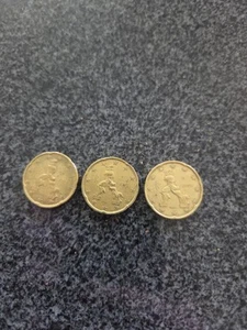 Münze 20 Cent 2002 Italien selten gut erhalten Preis ist für alle 3 Münzen - Bild 1 von 5