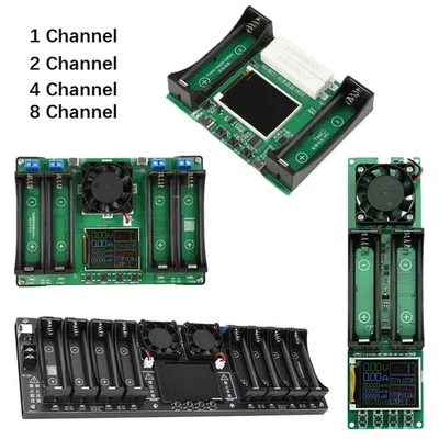 MARKENLOS Probador de resistencia de capacidad de batería 1~8 canales 18650/21700 descarga automática de carga