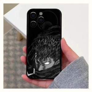 Anime Berserk Guts Case for iPhone 14 13 12 11 Pro Max 13 12 Mini XR X 8 7 Cover - Picture 1 of 29