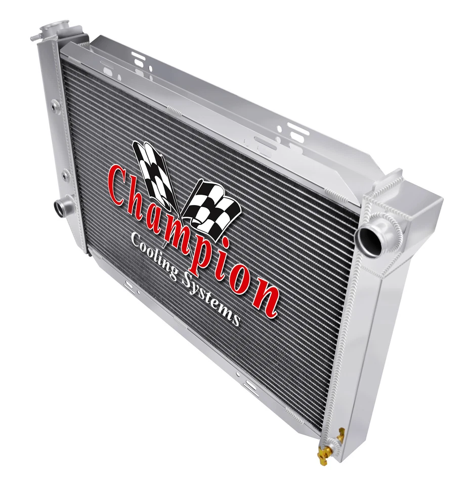 Western Champion 2 Row All Aluminum Radiator for 1969 - 1971 Ford LTD V8 Engine — 第 1/4 张图片