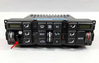 Control de calefacción de aire acondicionado montado en el tablero para 92-95 MERCEDES W140 500SEL 600SEL S500 Foto 1 de 4