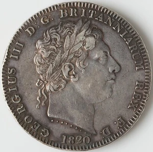 Gran Bretaña 1820 - Corona Jorge III - ¡Maravillosa tonificación de gabinete! - Imagen 1 de 2