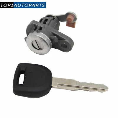Cilindro y llave de cerradura de puerta lateral conductor FL para Mazda 2004-2011 3 5 6 CX-7 CX-9 RX-8 Foto 1 de 4