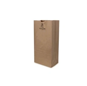 DURO #12 HUSKY DUBL LIFE (Heavy-duty) Brown Kraft paper Bag- 400Pcs - Picture 1 of 2