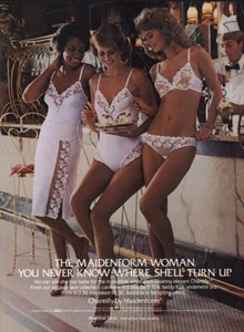 1983 Maidenform: Ice Cream Shop Vintage Print Ad - Picture 1 of 1