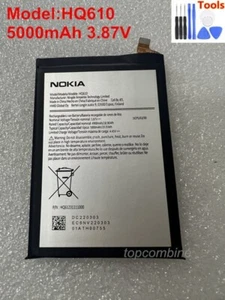 New Original 5000mAh HQ610 Battery For Nokia G400 5G TA-1448 TA-2573+Tools - Picture 1 of 2